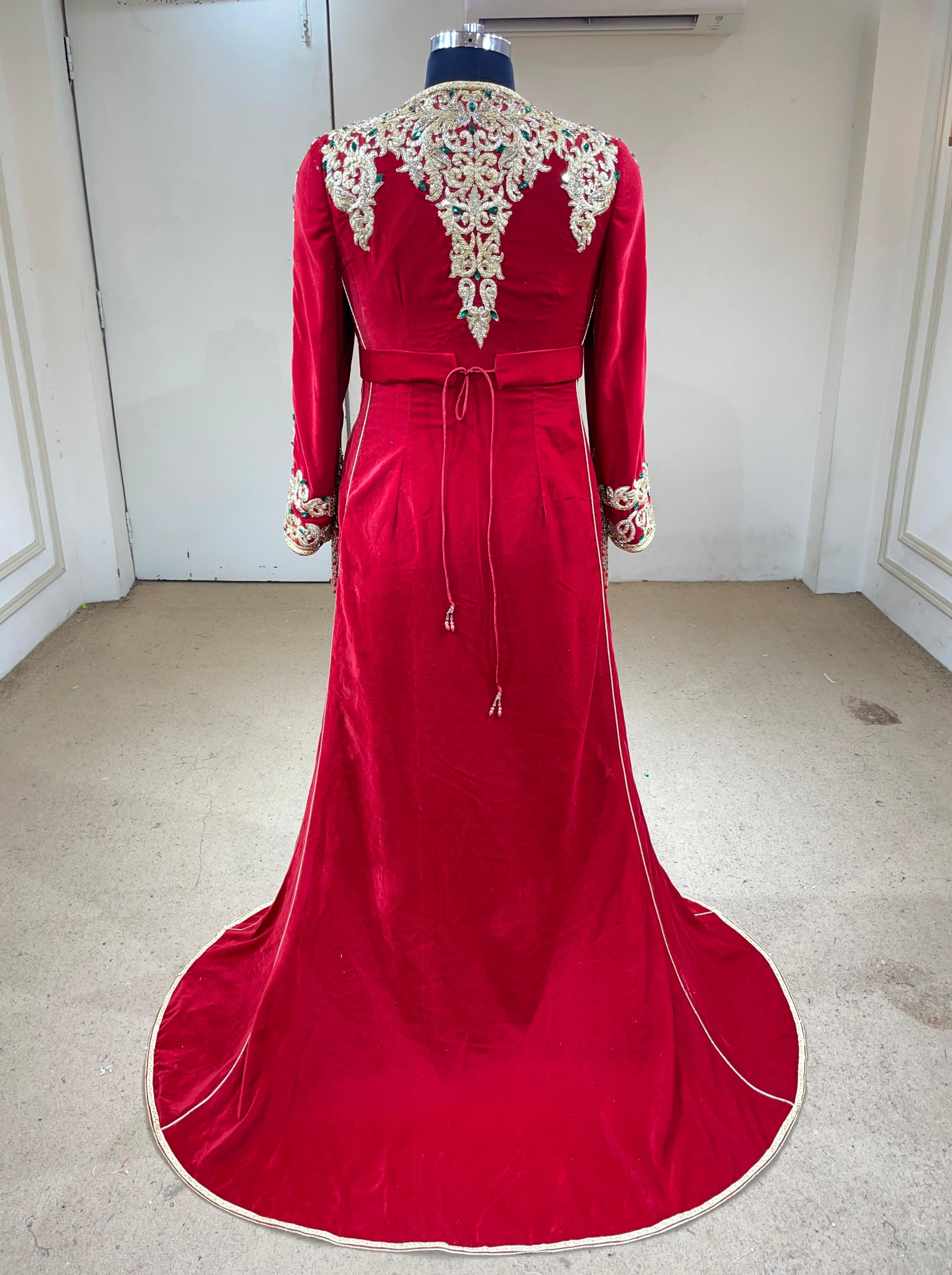 MALAKIYA ROUGE ⚜️taille 40 à 48⚜️