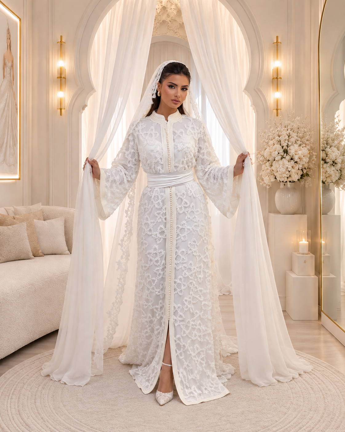 Caftan AYLA ✨Taille 34 à 46✨
