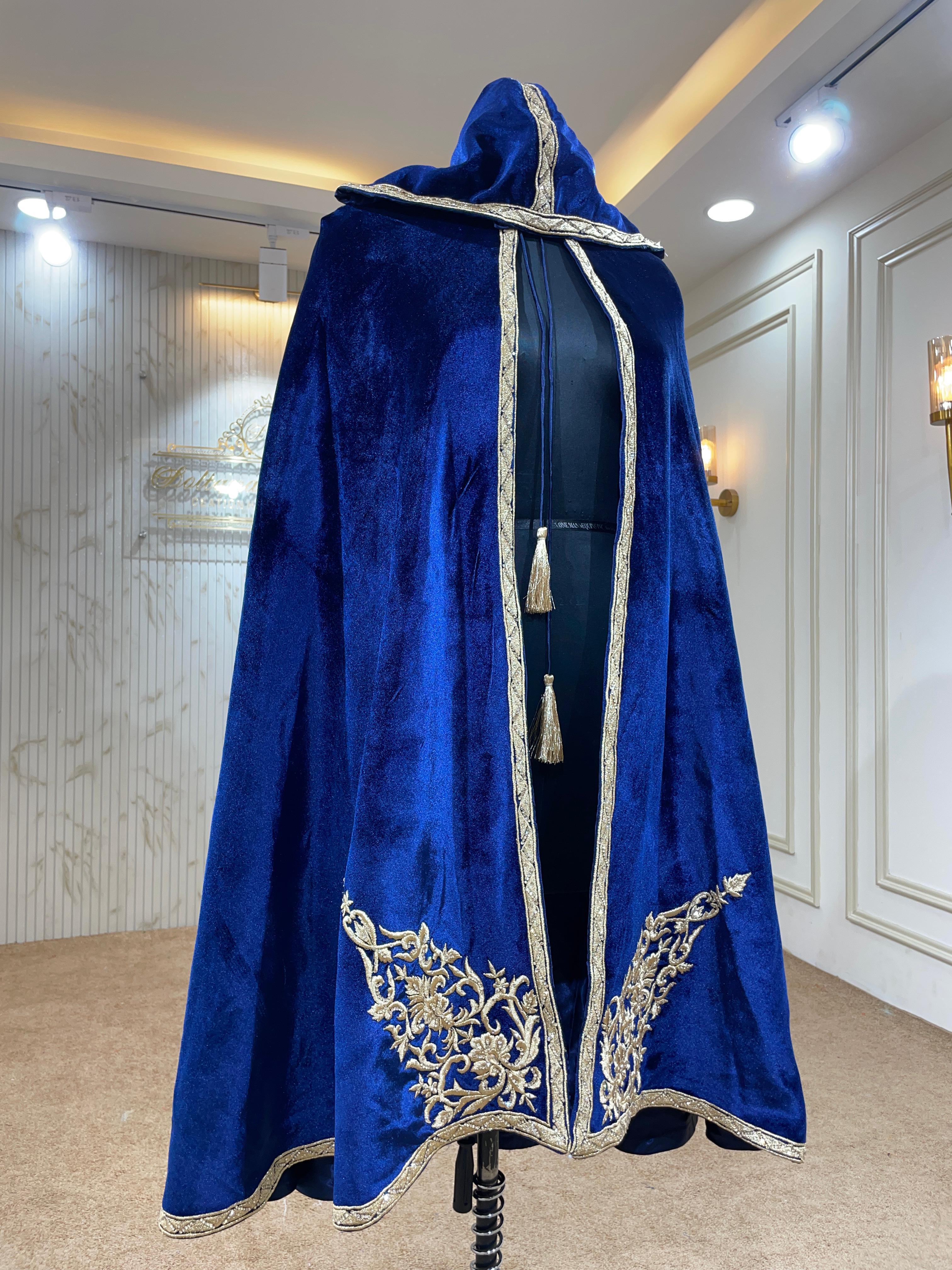 ⚜️CAPE HOMME BLEU PÉTROLE ⚜️