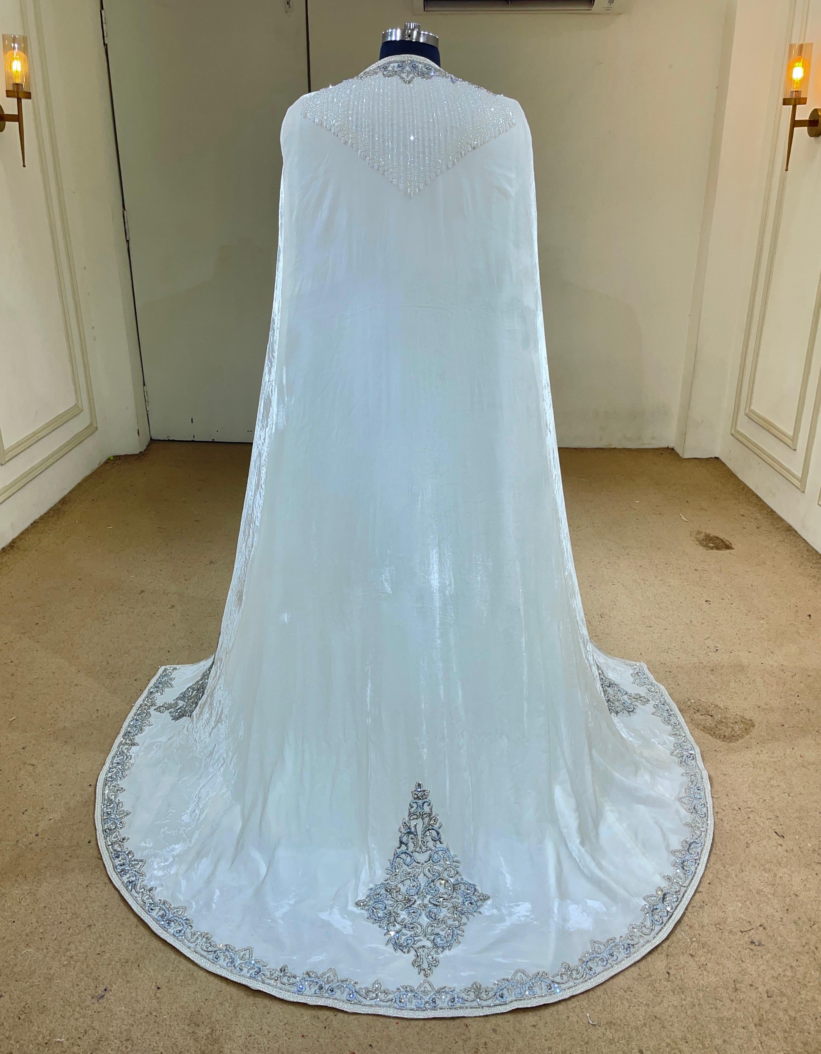 MALAKIYA BLANC ARGENTÉ ⚜️taille 38 à 46⚜️