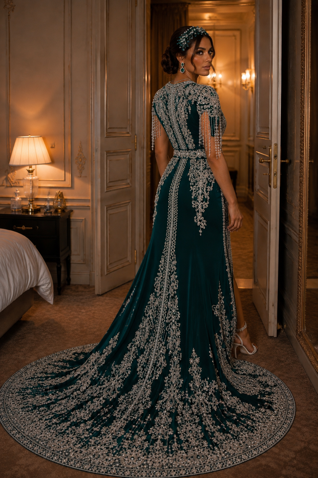 VENTE PRIVÉE 2027 FERGANI ⚜️Taille 40 à 46⚜️ Envoie le 02 octobre pour cette robe