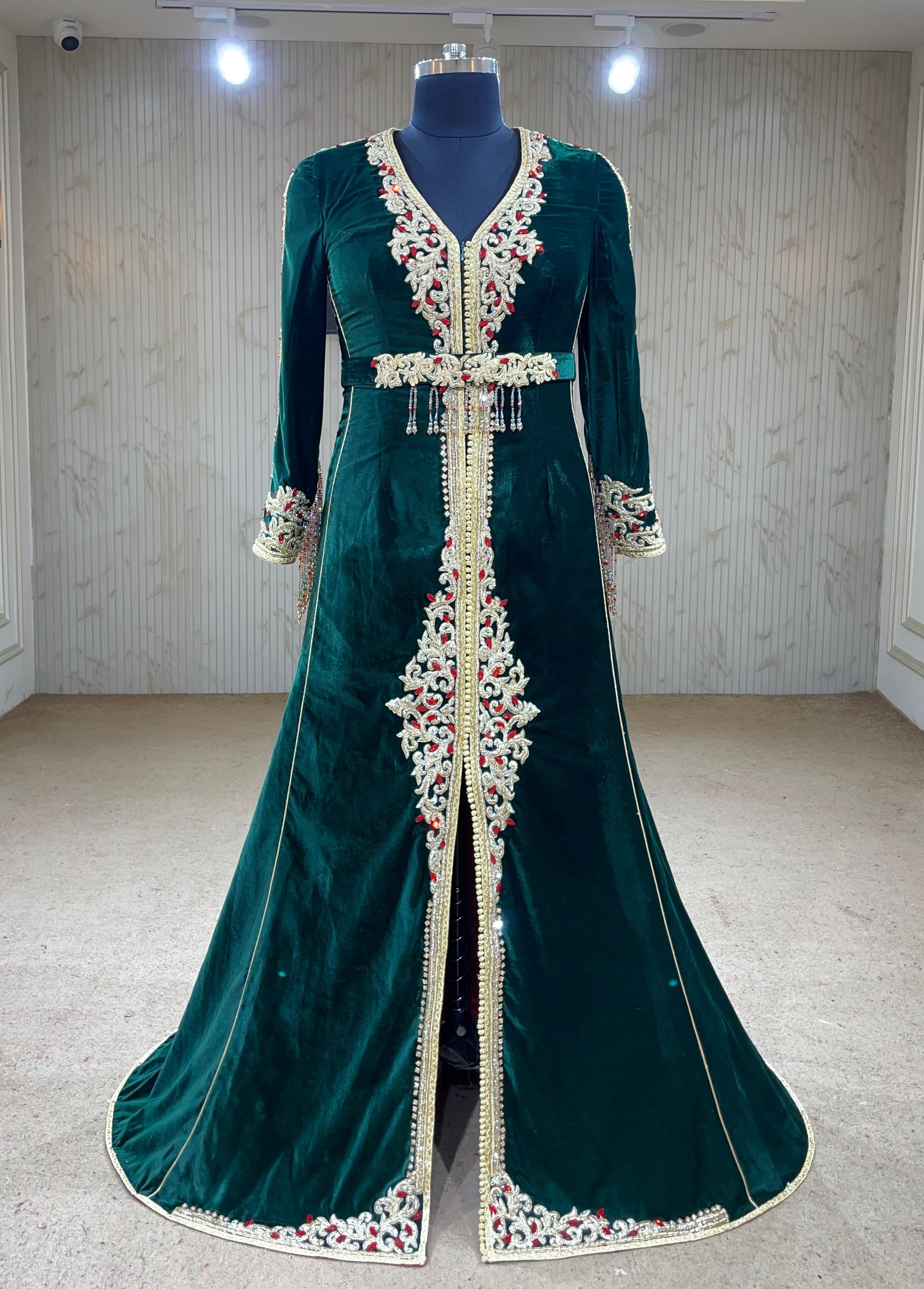 MALAKIYA VERT ⚜️taille 38 à 46⚜️