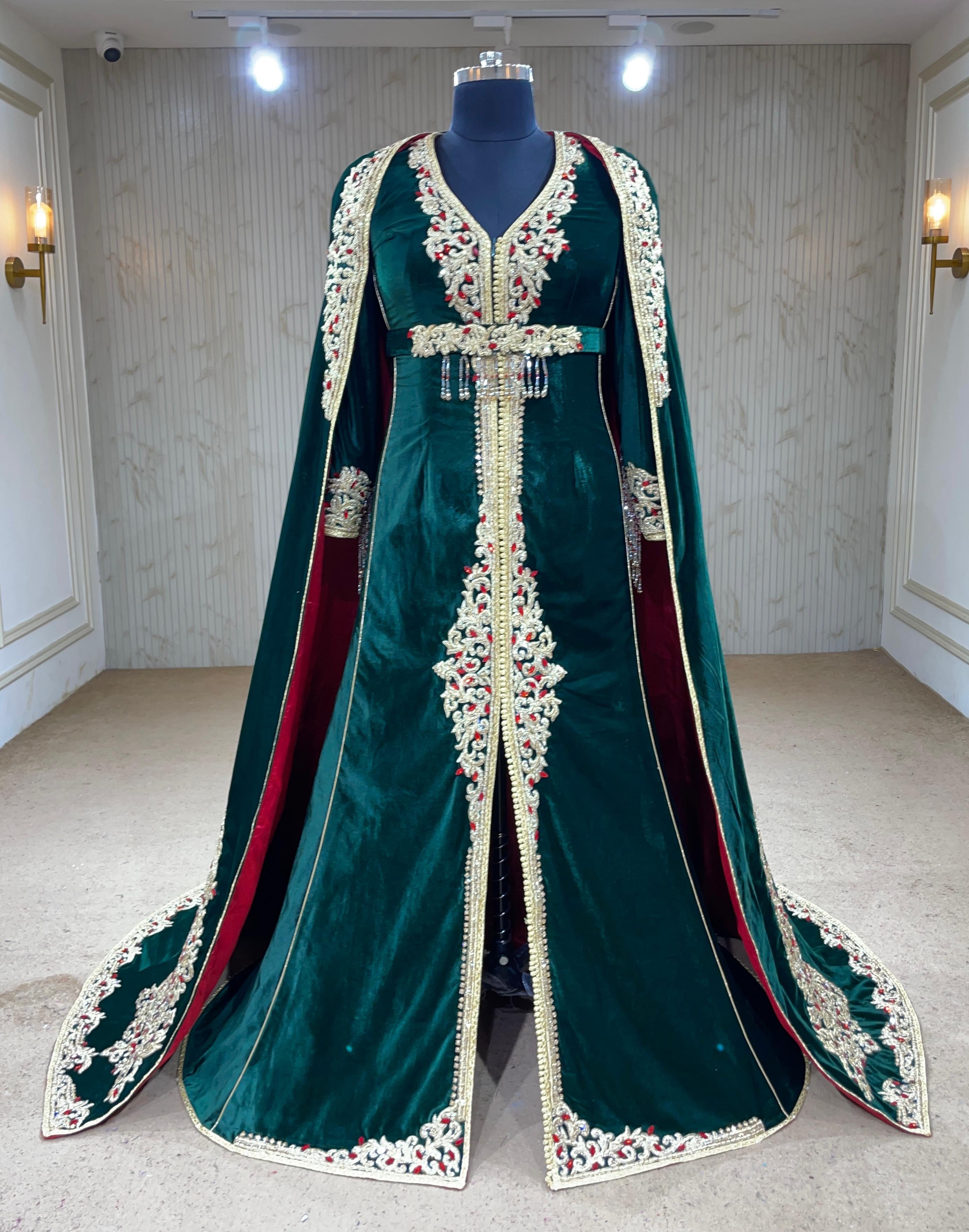 MALAKIYA VERT ⚜️taille 38 à 46⚜️