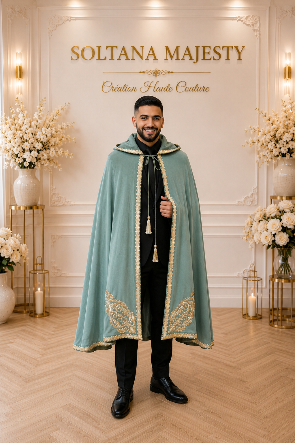 ⚜️CAPE HOMME VERT KAKI ⚜️