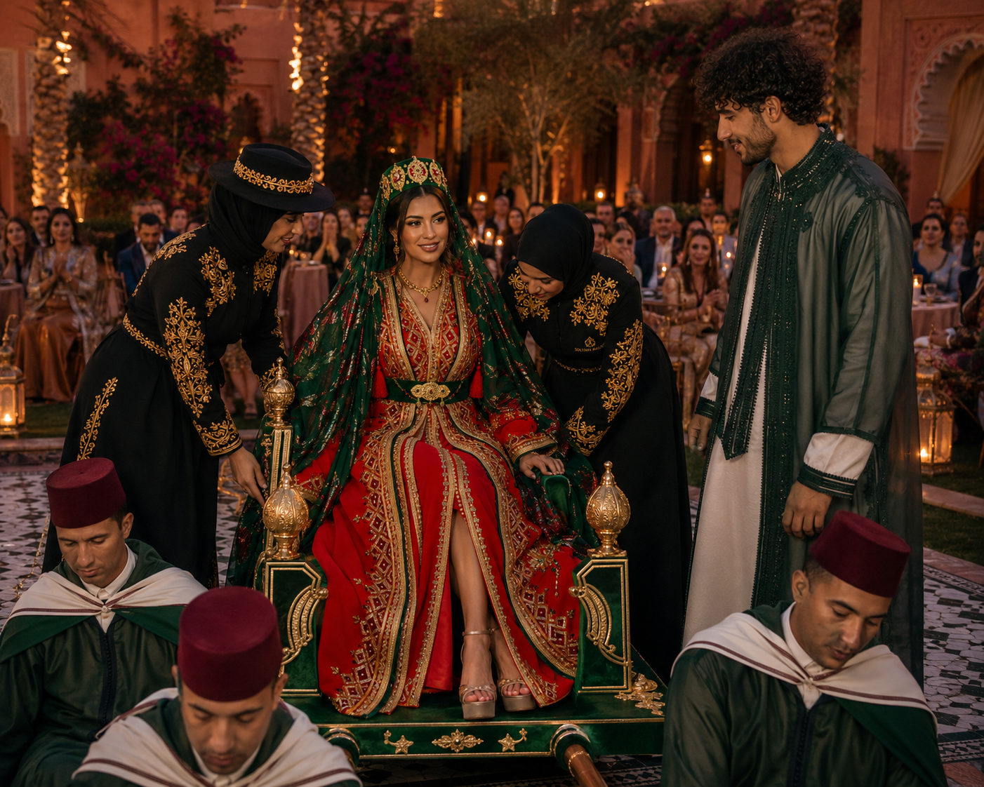 VENTE PRIVÉE 2027 CAFTAN AVEC JORHARA ⚜️taille 34 à 42⚜️ EXCELLENT ETAT