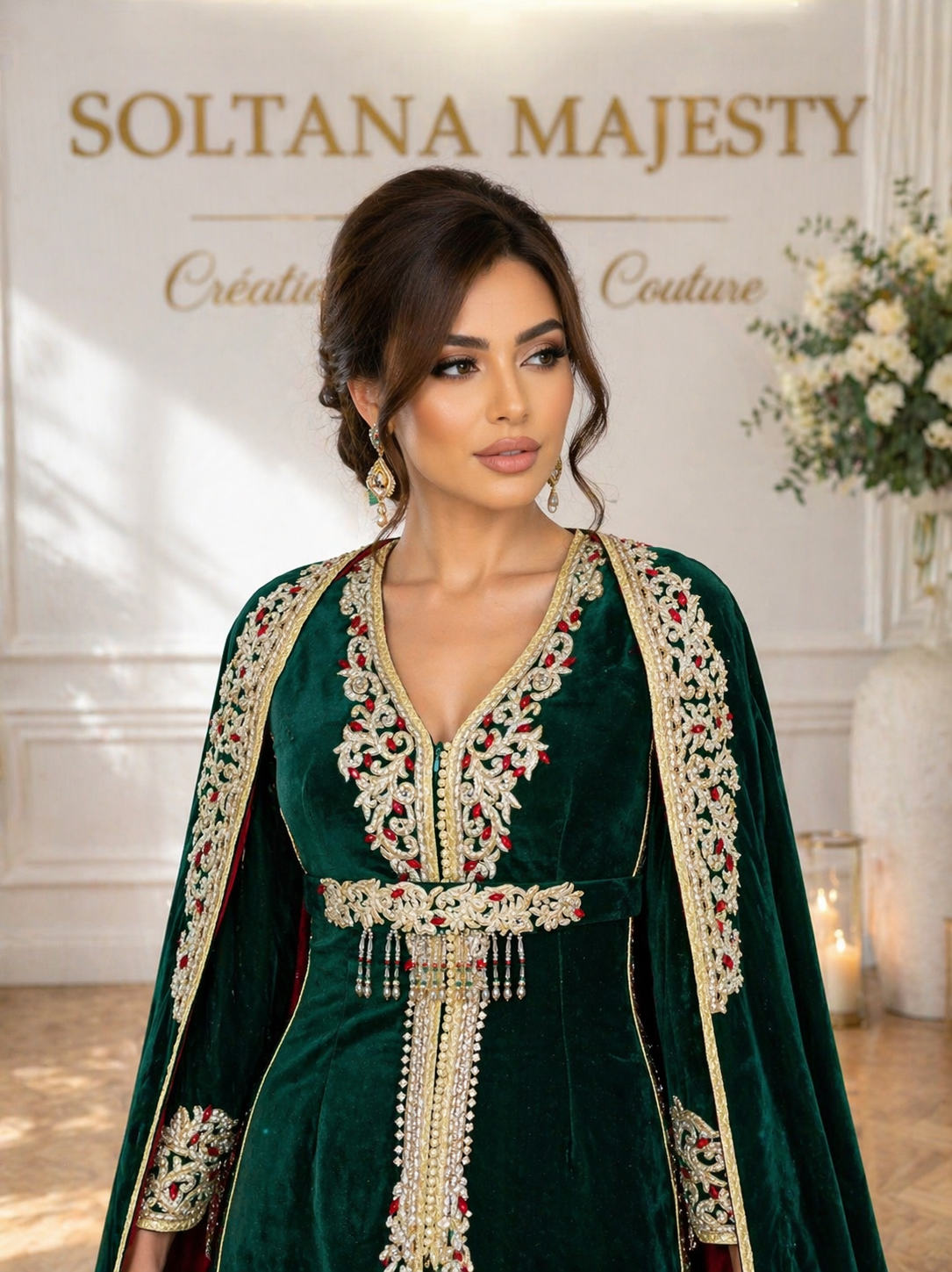MALAKIYA VERT ⚜️taille 38 à 46⚜️