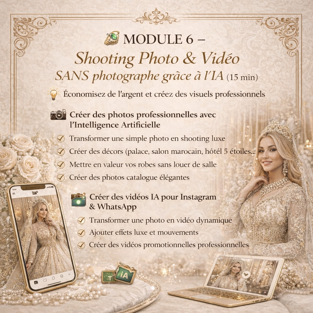 FORMATION POUR NEGAFA OU LOCATION DE ROBES en ligne