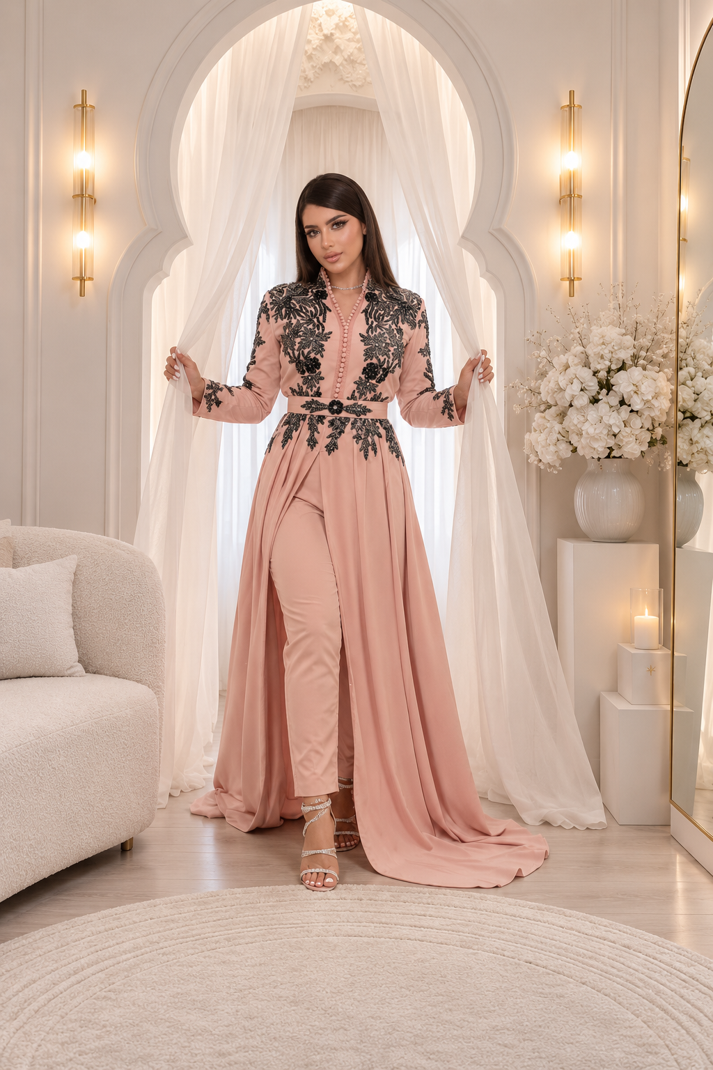 Caftan pantalon ANIKA ✨Enfants de 14 à 18 ans ✨Petite Taille 32 à 38⚜️
