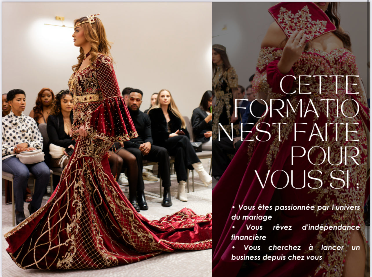 FORMATION POUR NEGAFA OU LOCATION DE ROBES en ligne