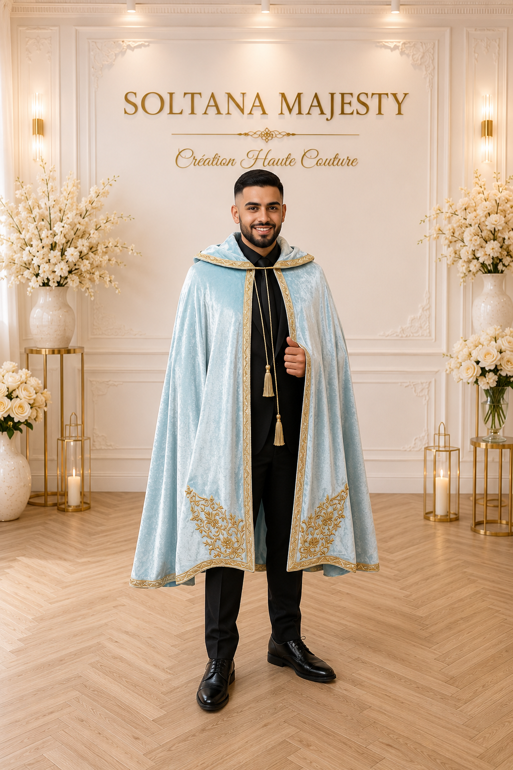 ⚜️CAPE HOMME BLEU CIEL ⚜️