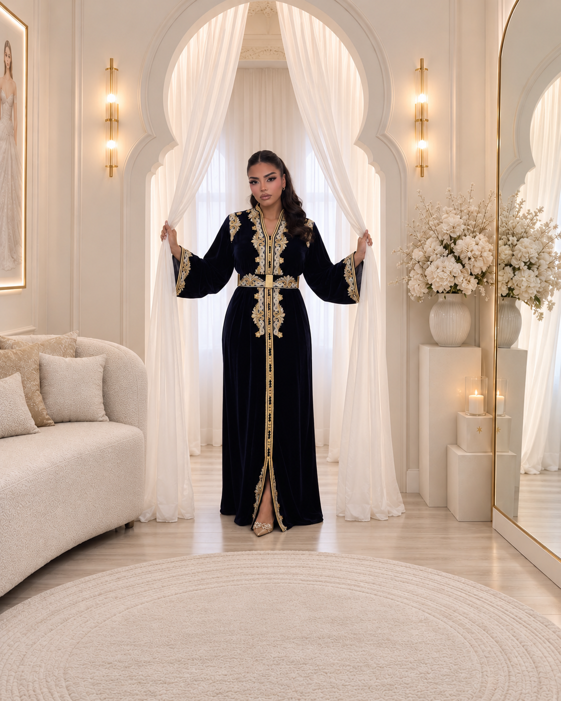 Caftan HABIBA ✨Taille 34 à 40✨