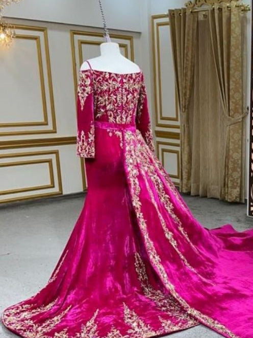 SM3 Caftan sirène velours