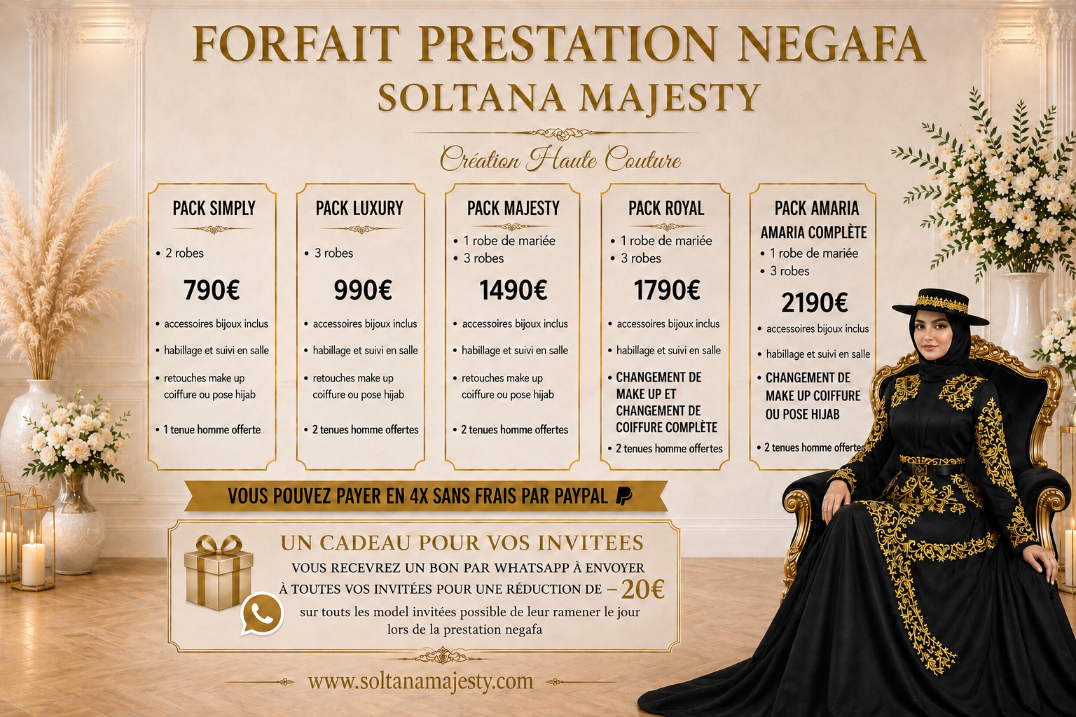 FORFAIT PRESTATION NEGAFA