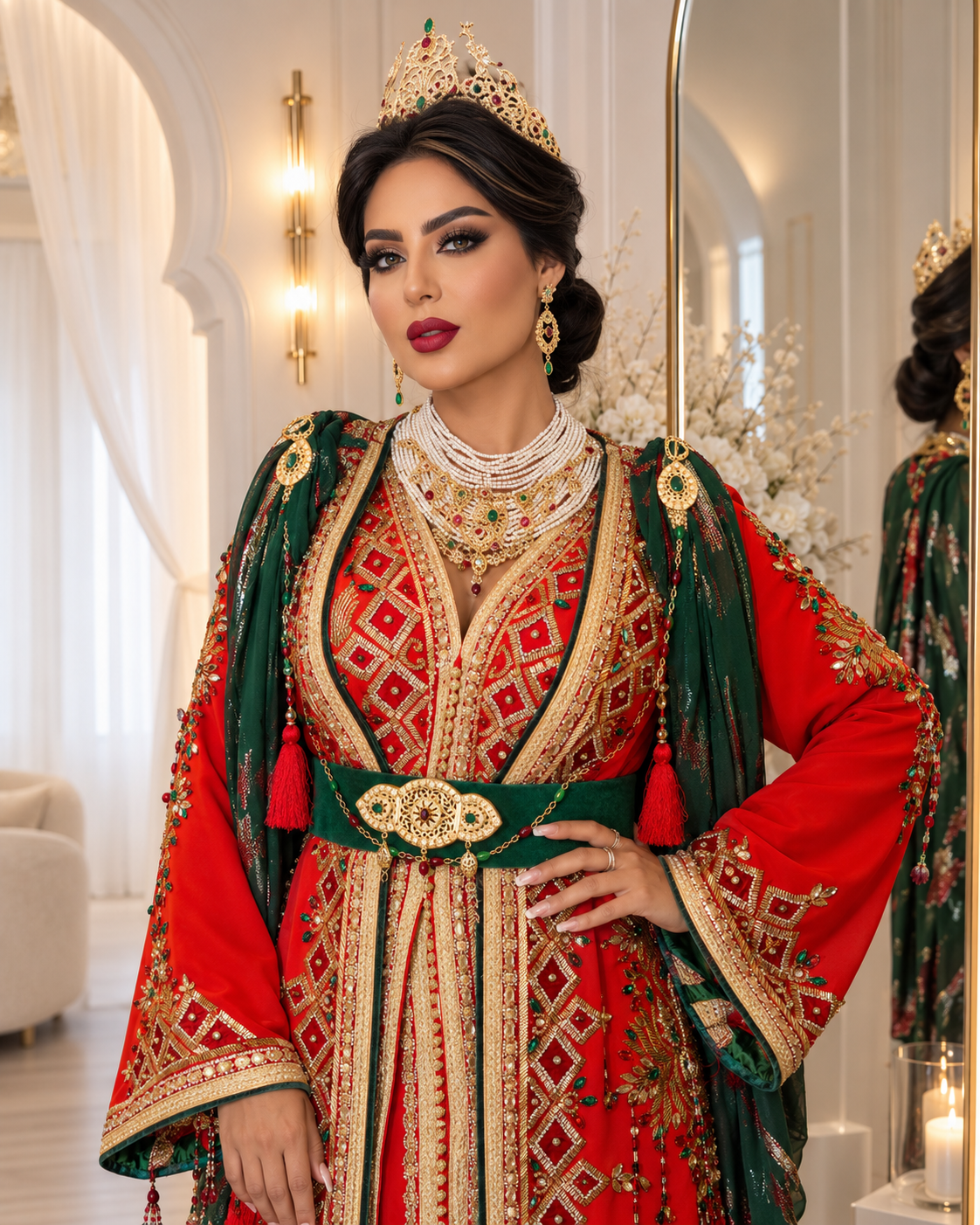 Caftan OUARDA ✨Taille 34 à 42✨