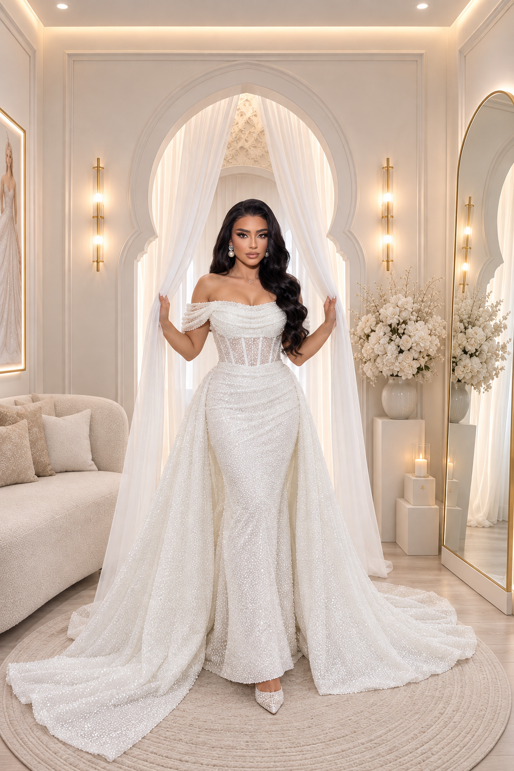 VENTE PRIVÉE 2027 ROBE DE MARIÉE UNIQUE ⚜️TAILLE 38 à 40⚜️ EXCELLENT ÉTAT