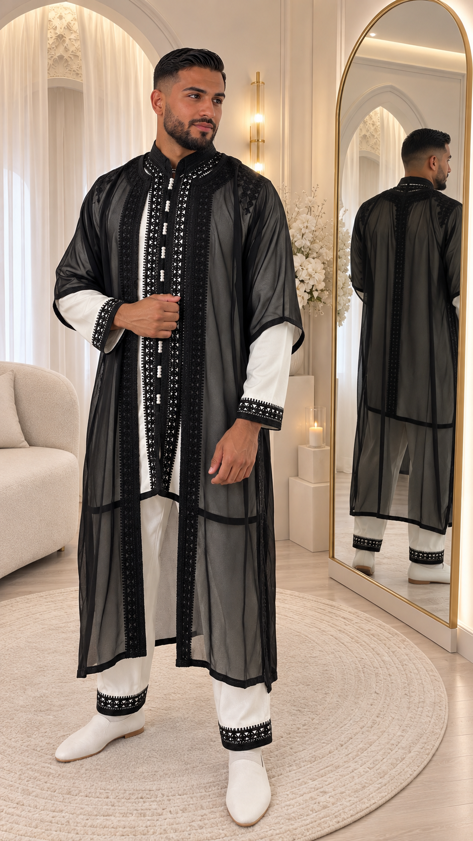 JABADOR HOMME NOIR ET BLANC
