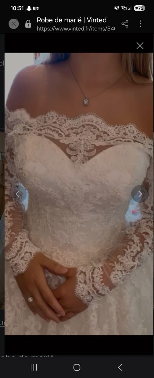 SM6 robe de mariée en dentelle