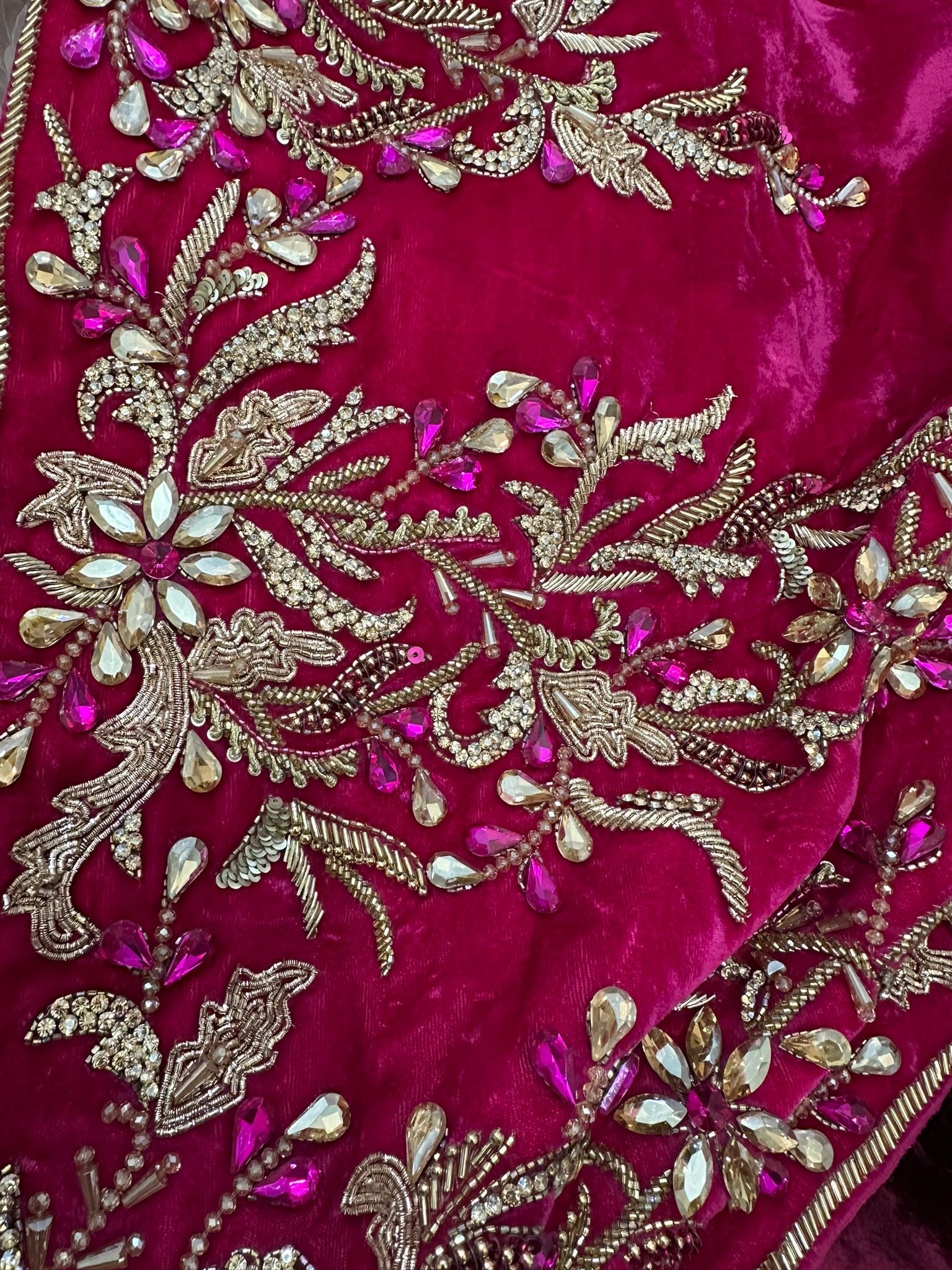 SM3 Caftan sirène velours