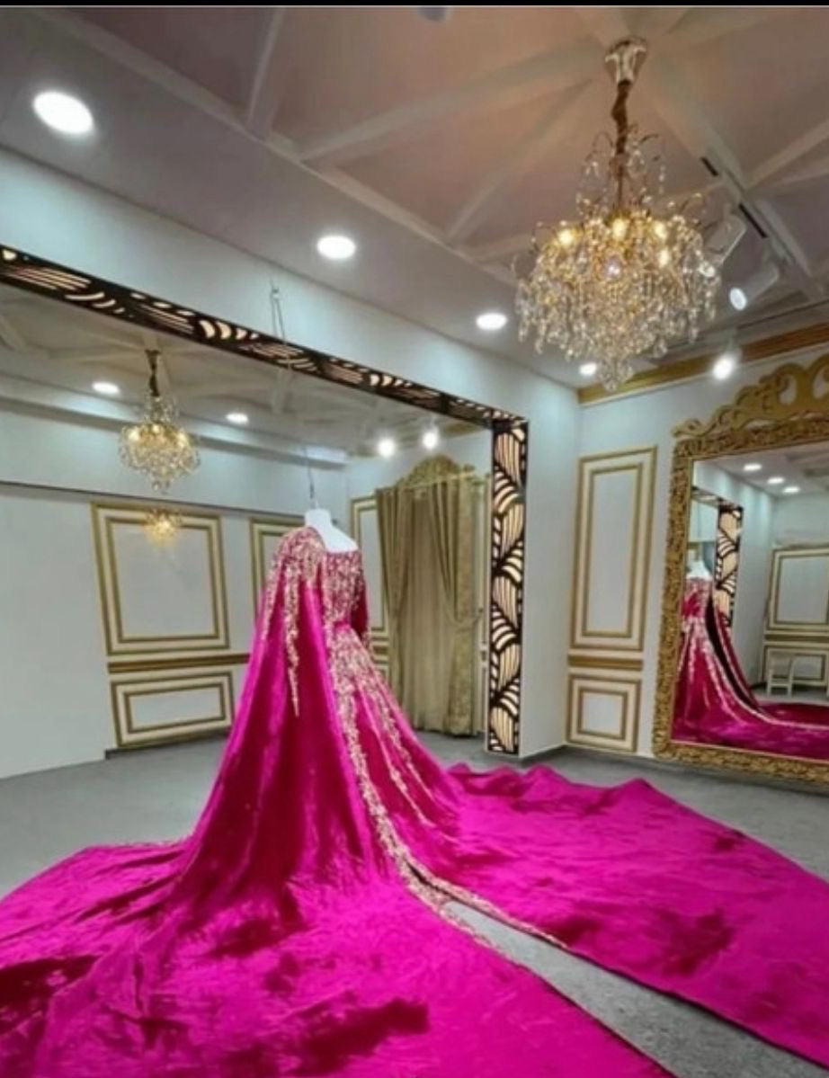 SM3 Caftan sirène velours