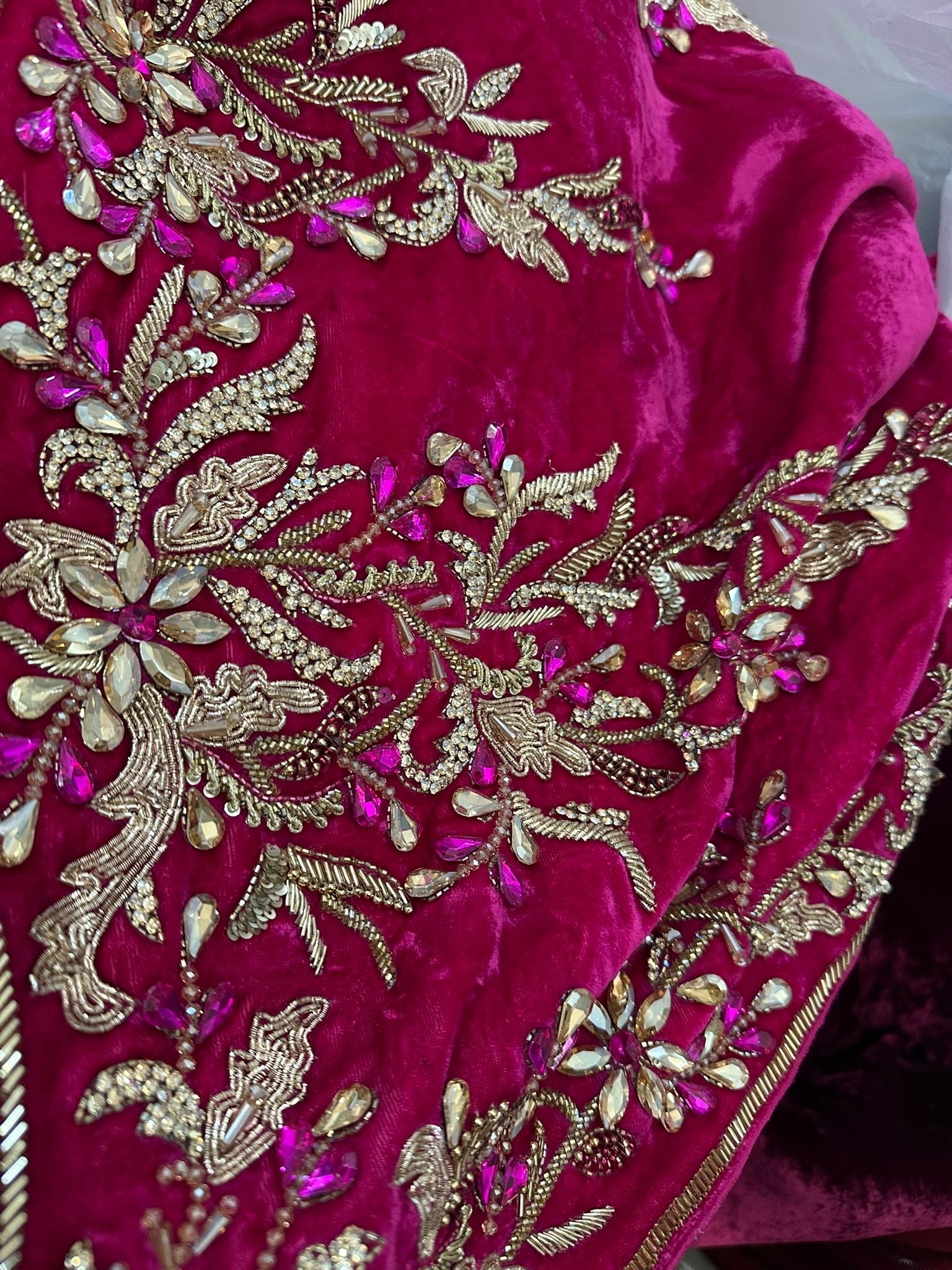 SM3 Caftan sirène velours