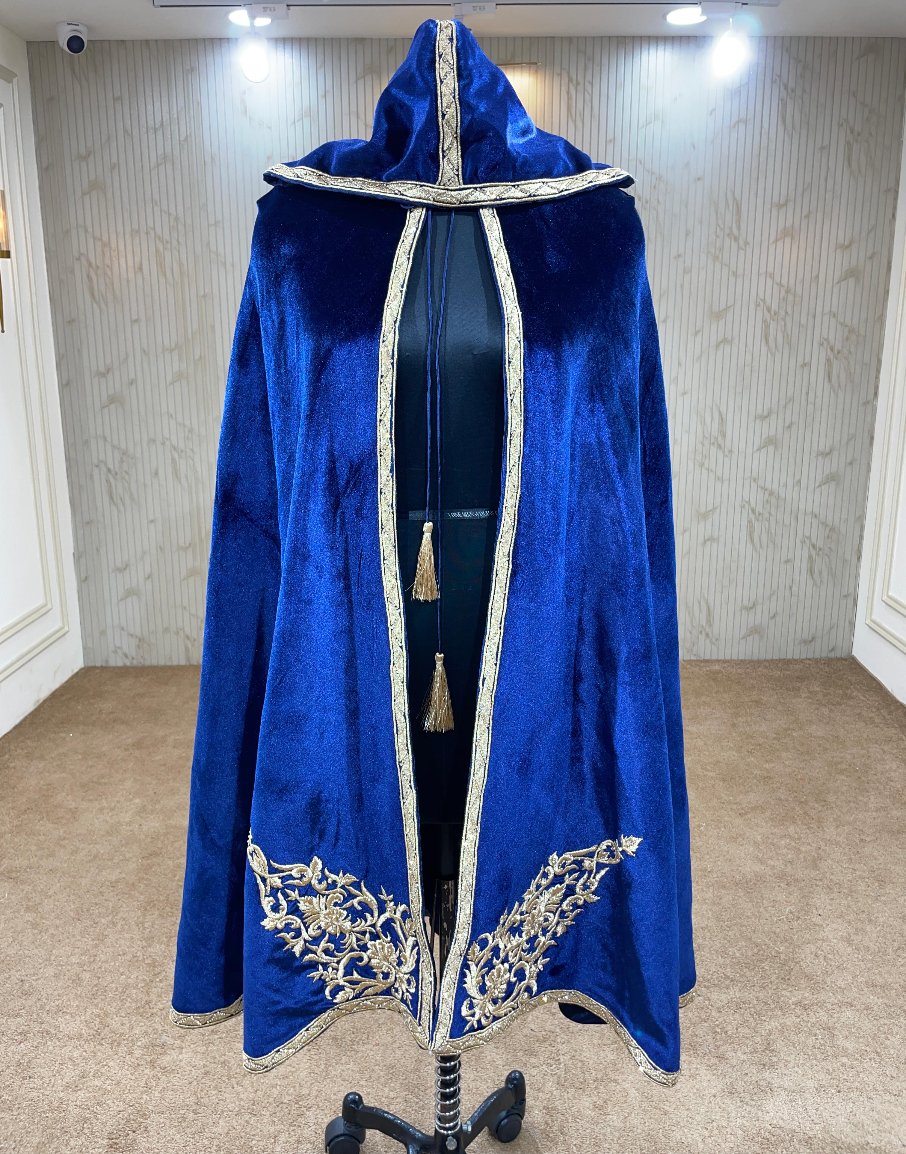 ⚜️CAPE HOMME BLEU PÉTROLE ⚜️