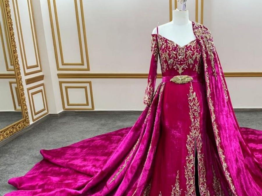 SM3 Caftan sirène velours