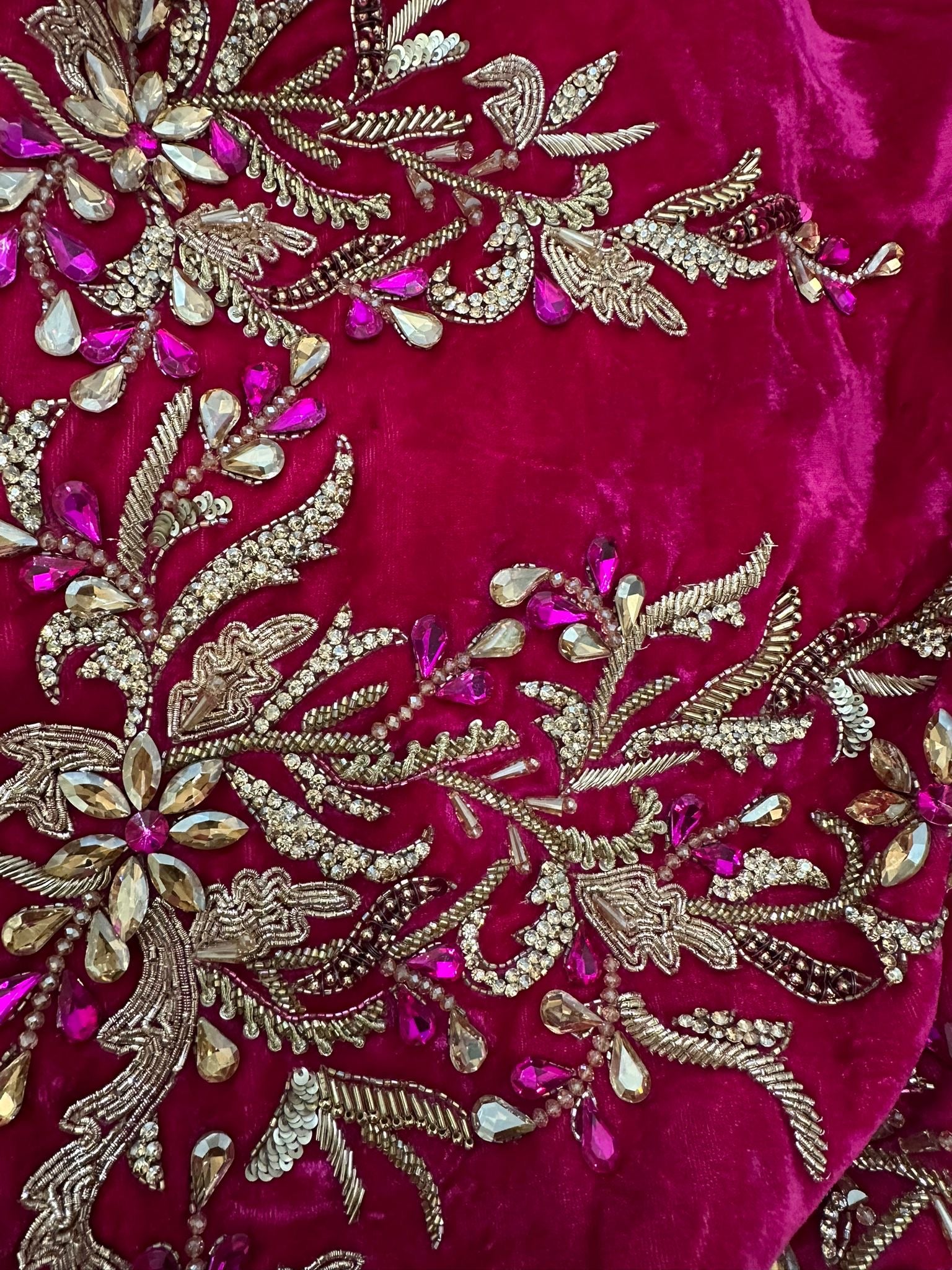 SM3 Caftan sirène velours