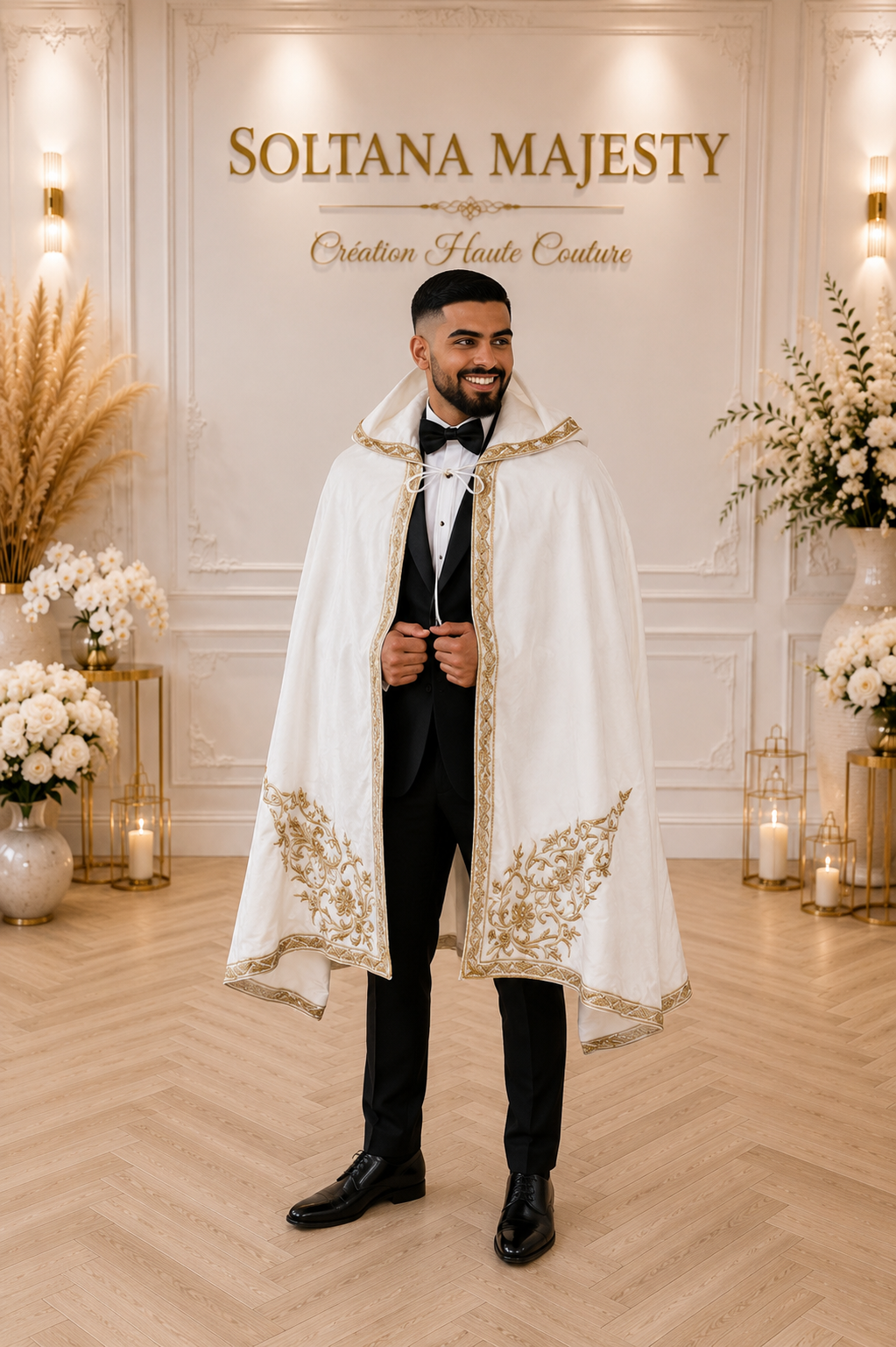 ⚜️CAPE HOMME BLANCHE⚜️