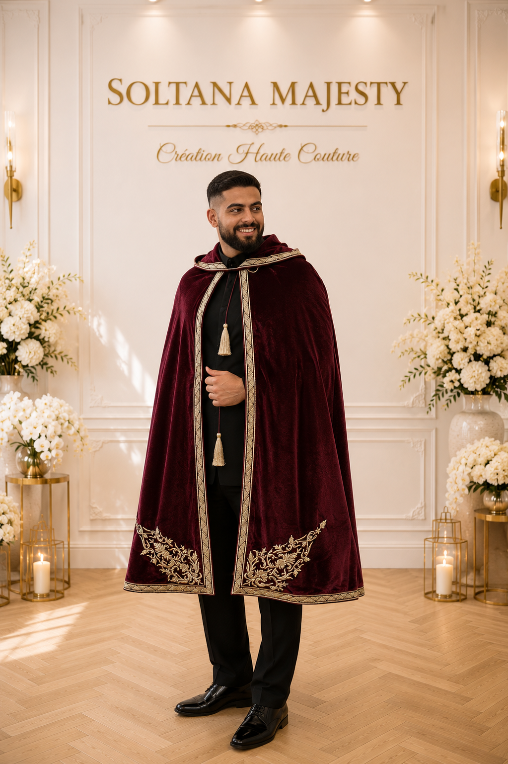 ⚜️CAPE HOMME BORDEAU⚜️