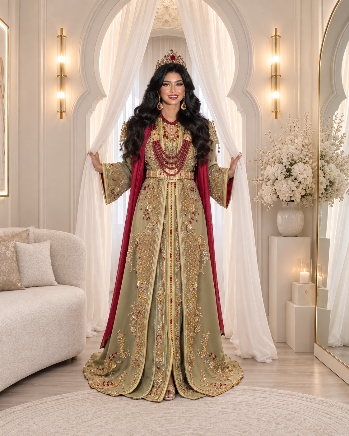 Caftan HAFSA ✨Taille 34 à 42✨