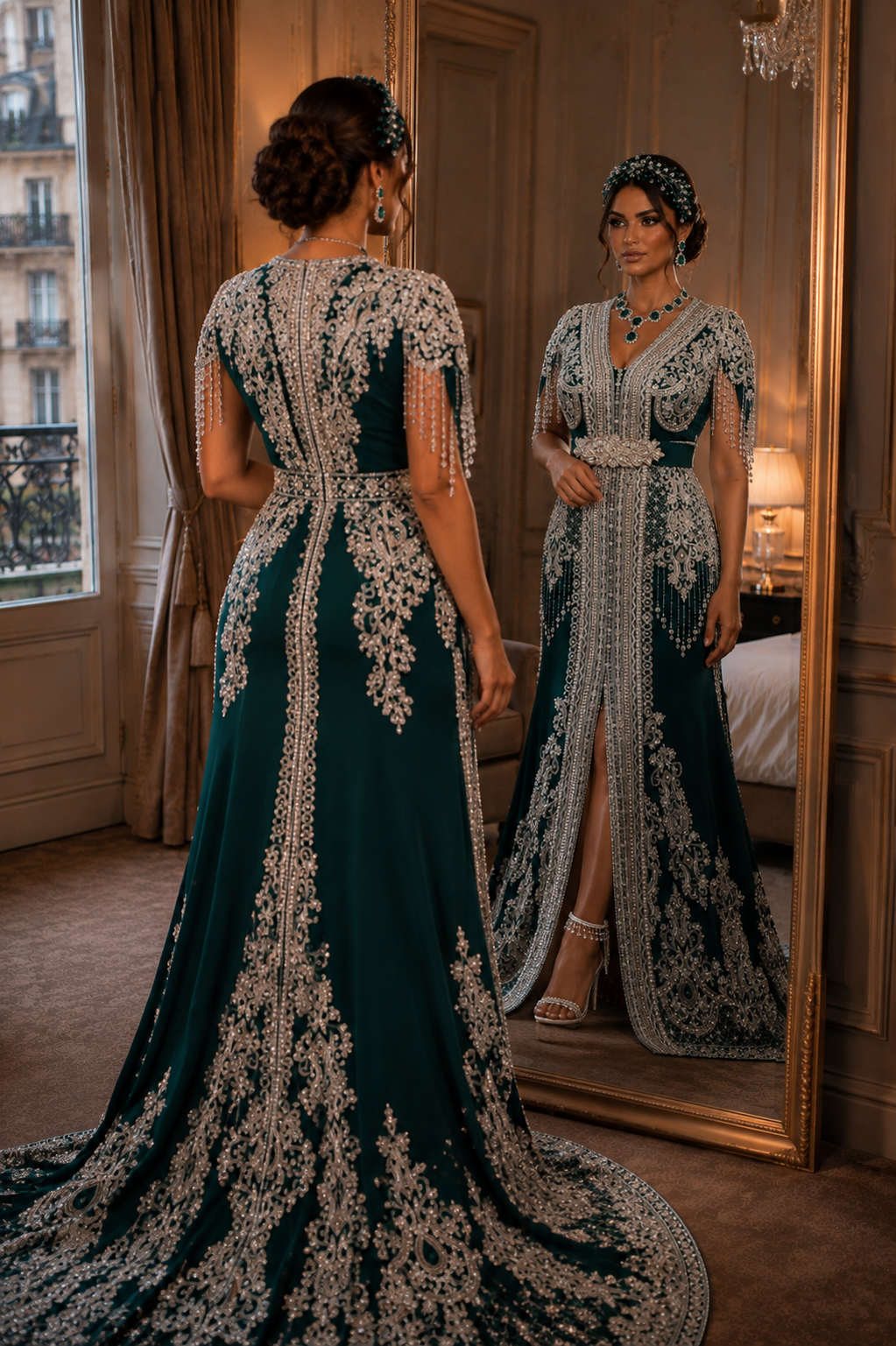 VENTE PRIVÉE 2027 FERGANI ⚜️Taille 40 à 46⚜️ Envoie le 02 octobre pour cette robe