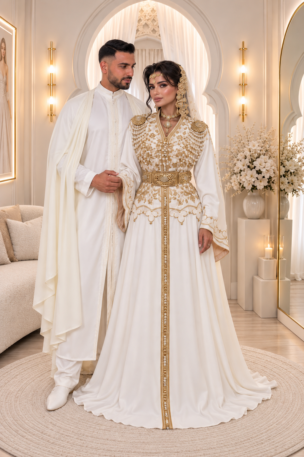 Caftan YASIRA ✨Taille 38 à 48✨