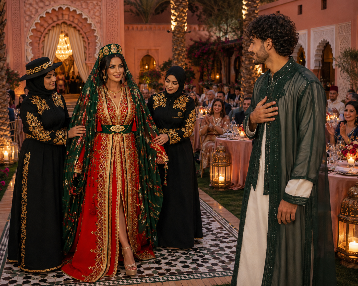 VENTE PRIVÉE 2027 CAFTAN AVEC JORHARA ⚜️taille 34 à 42⚜️ EXCELLENT ETAT