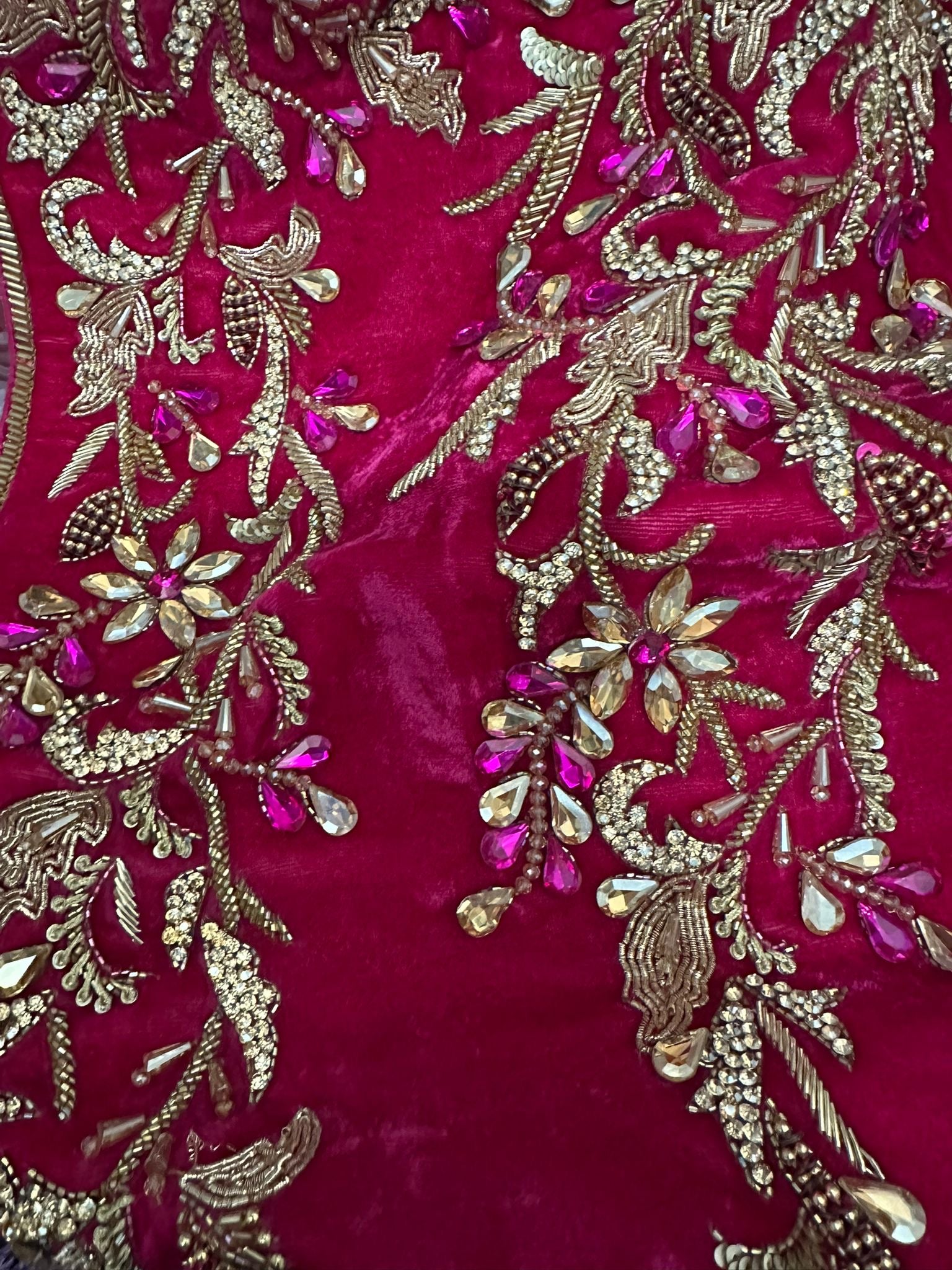 SM3 Caftan sirène velours