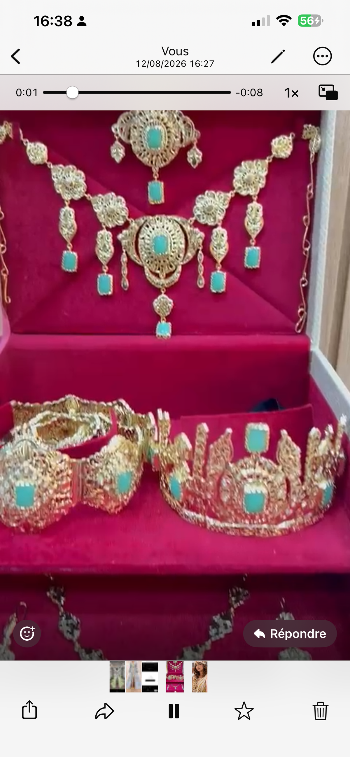 parure negafa meknoun