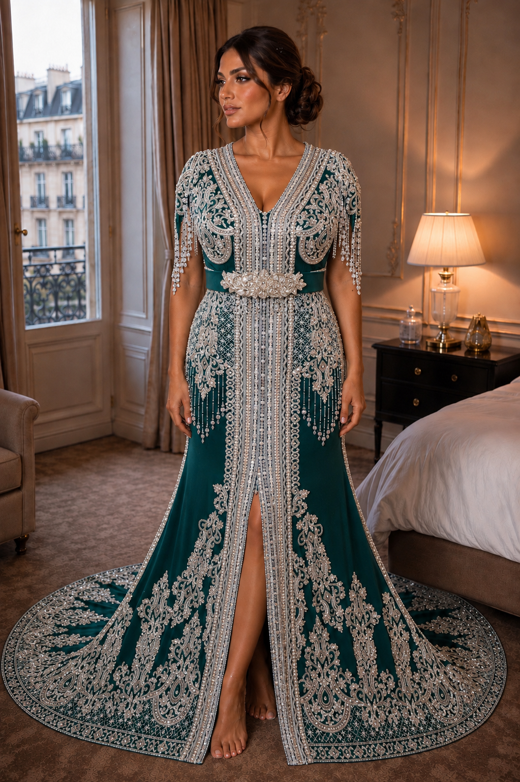 VENTE PRIVÉE 2027 FERGANI ⚜️Taille 40 à 46⚜️ Envoie le 02 octobre pour cette robe