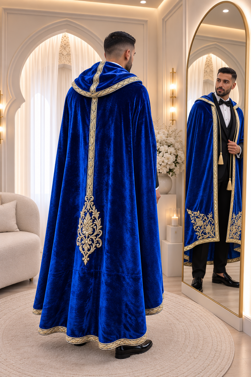 ⚜️CAPE HOMME BLEU ROYAL⚜️