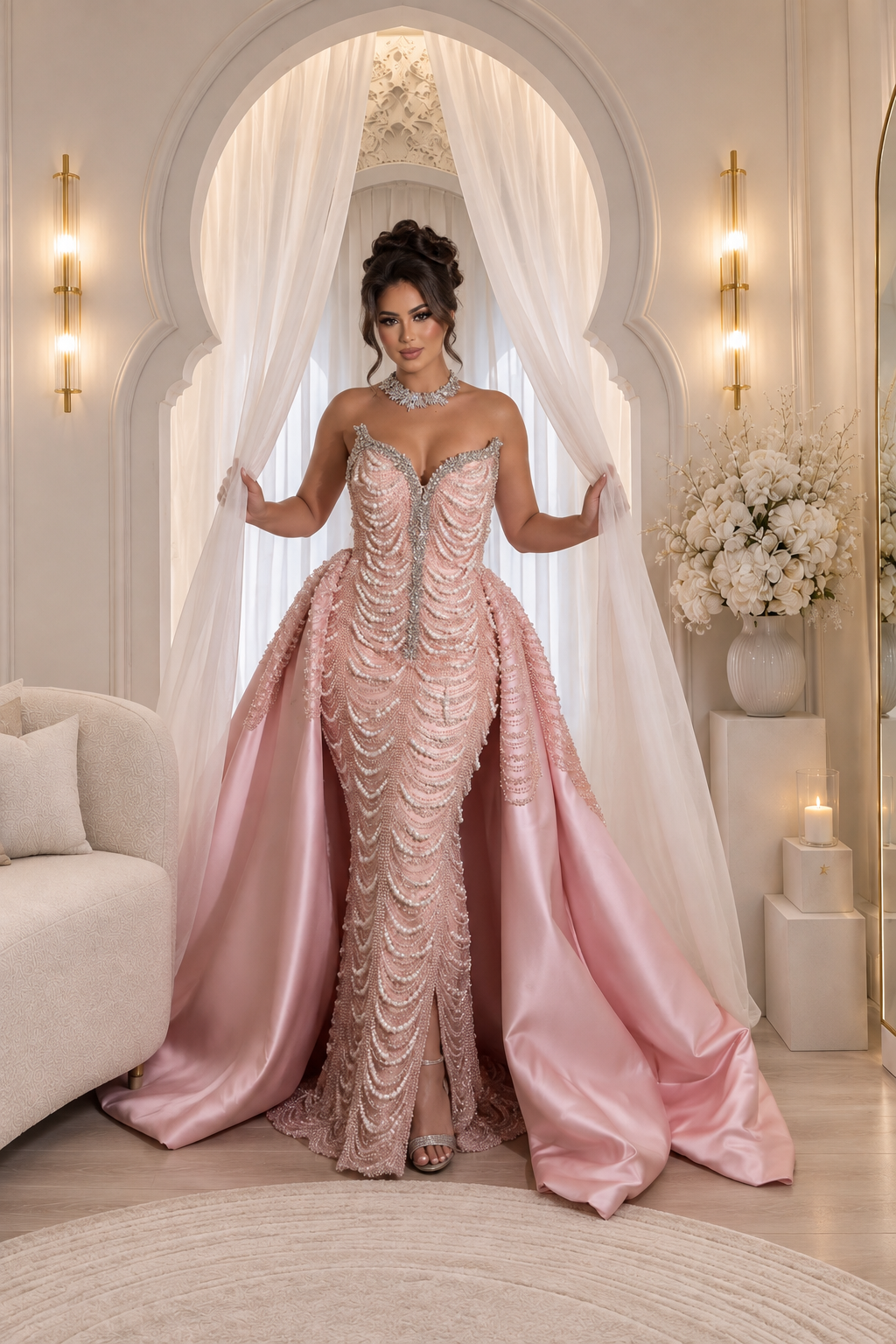 Robe de soirée PRISTINA ✨Taille 34 à 40✨
