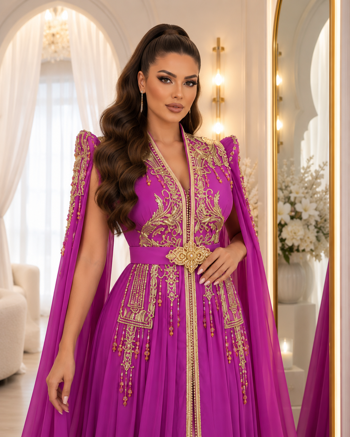 Caftan ZOHRA ✨Taille 34 à 44✨