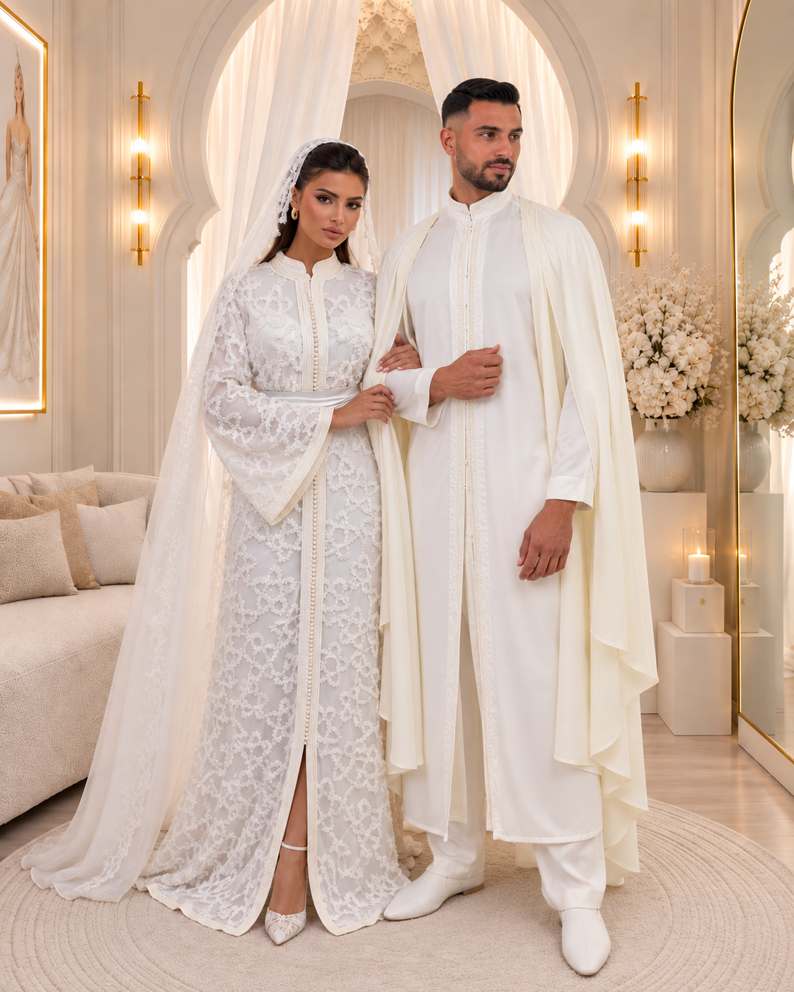 Caftan AYLA ✨Taille 34 à 46✨