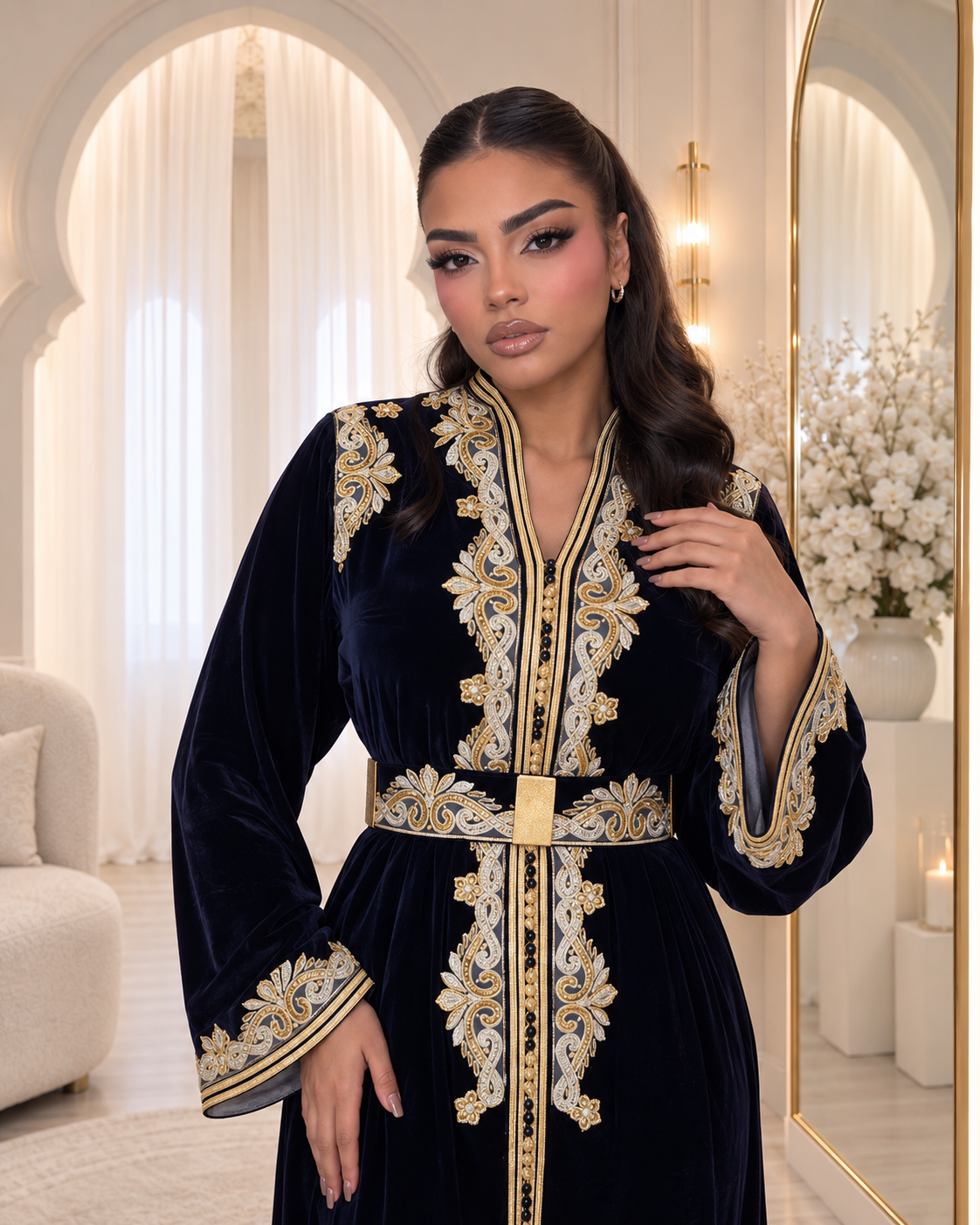 Caftan HABIBA ✨Taille 34 à 40✨